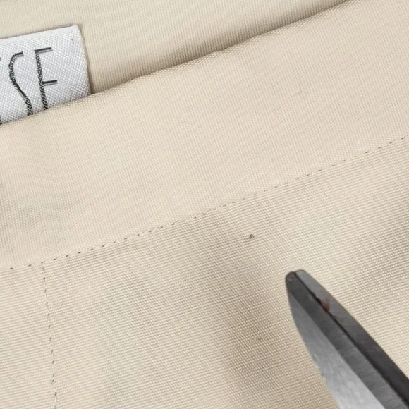 TSE Straight Leg‎ Dress Pants Womens Size 4 Beige 100% Cotton Made in Italy - Picture 7 of 8